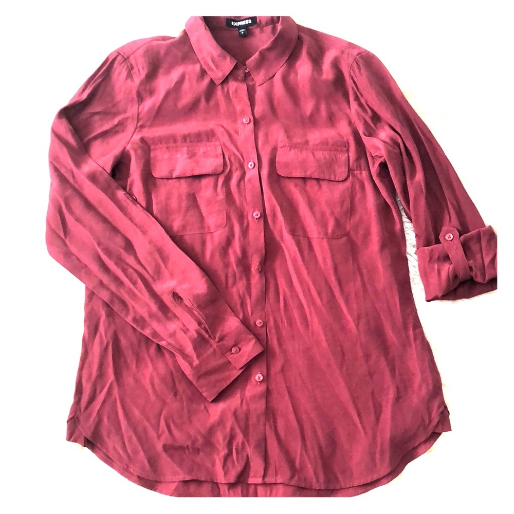 Express - Timeless Button Down Women's City Shirt
